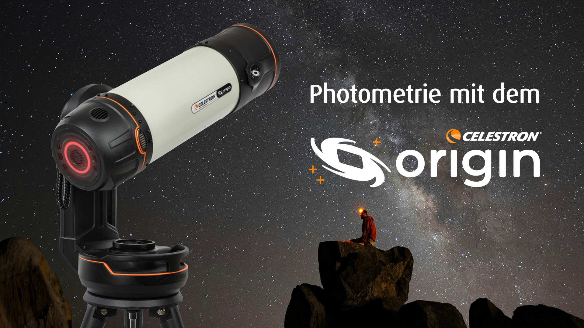 Le Celestron Origin utilisé pour la science