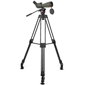 Omegon zoom spotting scope 20-60x80mm + Tripod and panhead