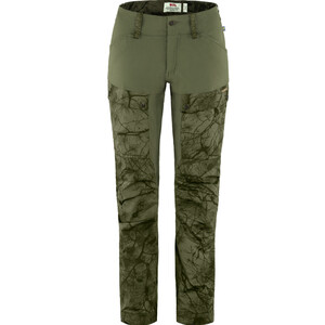 Fjällräven Keb Trousers W Reg, 626-625 Green Camo-Laurel Green, 36