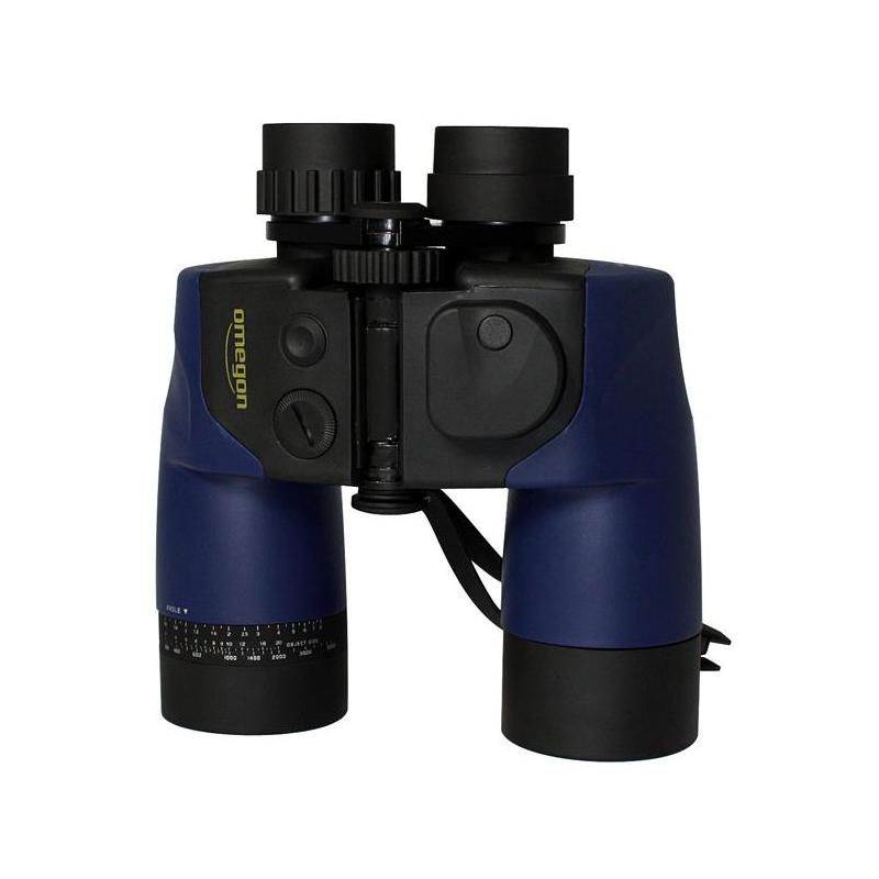 Omegon Seastar 7x50 binoculars with analogue compass set