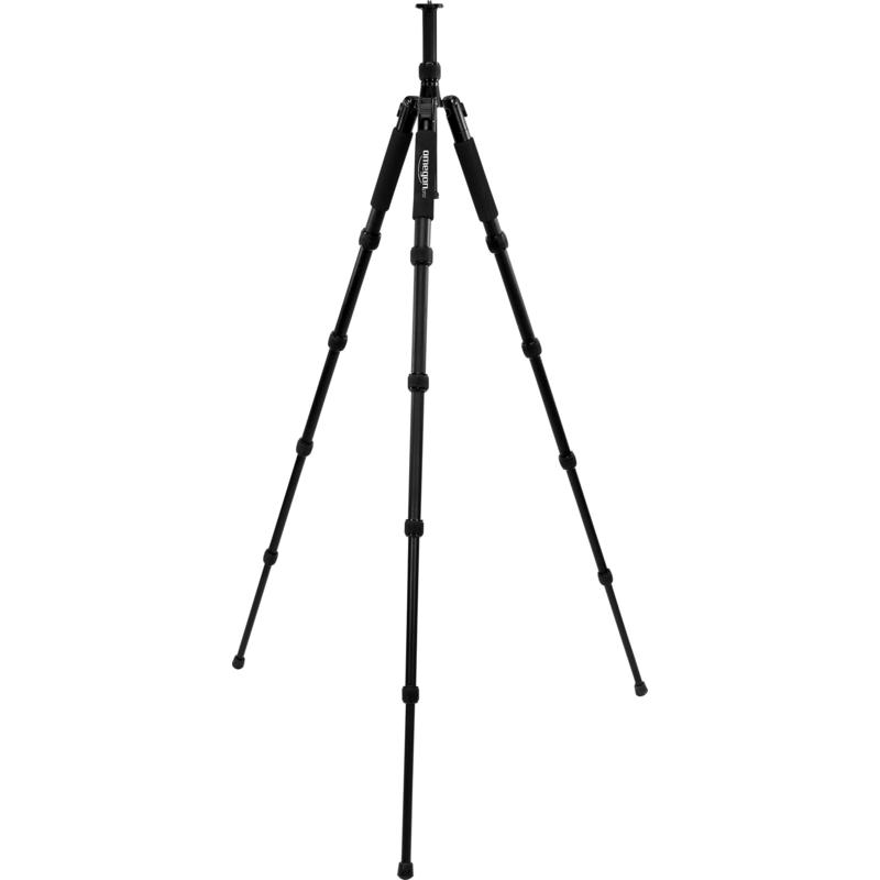 Omegon Pro aluminium tripod + 3-way-panheads Pro PD80 tripod pan-head