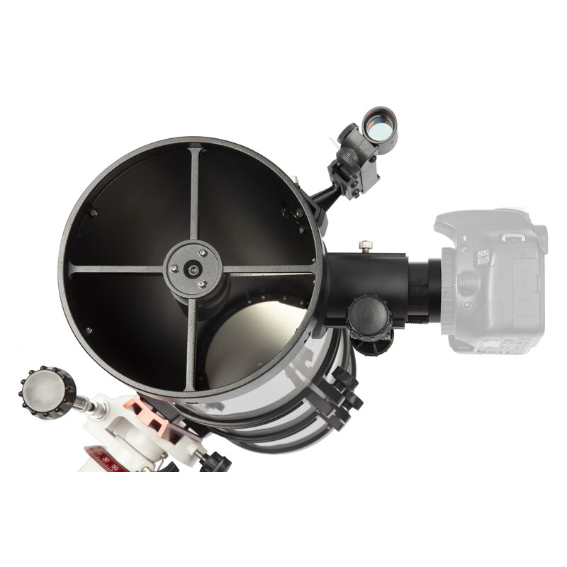 Omegon Telescop Teleskop Advanced 130/650 EQ-320 + Geanta de transport pentru tuburi/optici de 5"