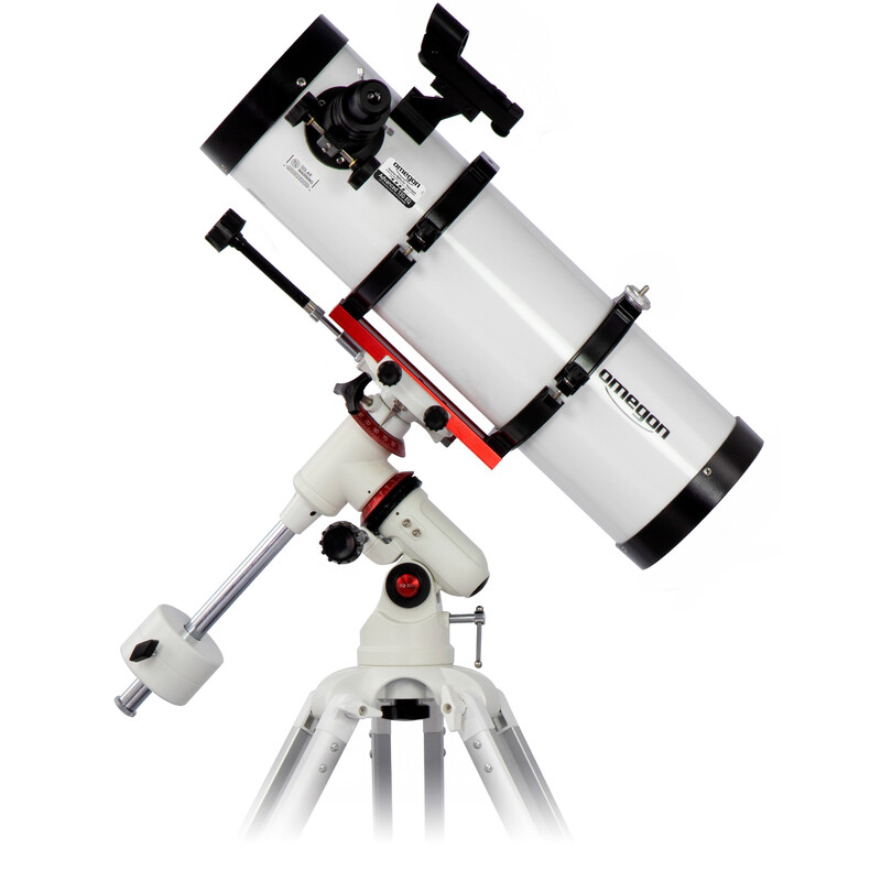 Omegon Telescop Teleskop Advanced 130/650 EQ-320 + Geanta de transport pentru tuburi/optici de 5"