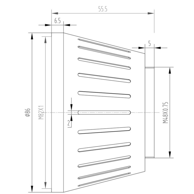 Omegon Adapter Adaptador M82-M48