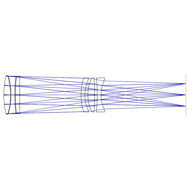 Lunette apochromatique Omegon Apochromatischer Refraktor Pro APO AP 40/180 OTA