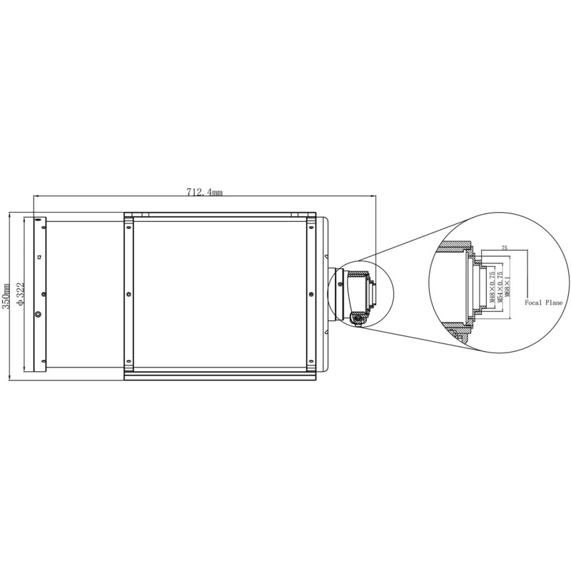 Omegon Telescoop Teleskop Aspherical Cassegrain 260/1300 OTA