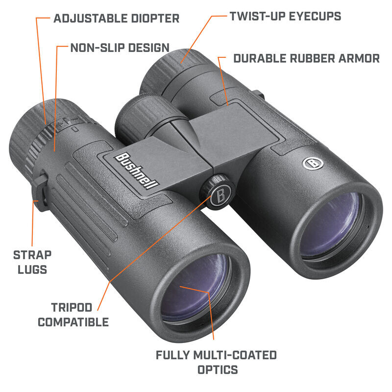 Bushnell Binoculars Legend 10x42 Roof, black, FMC