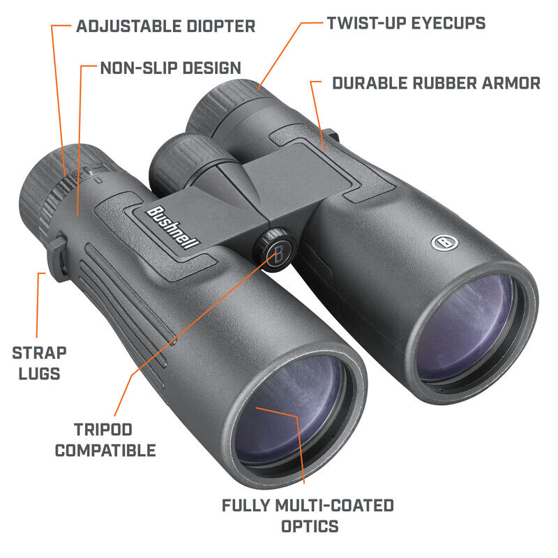 Bushnell Binoculars Legend 12x50 Roof, black, FMC