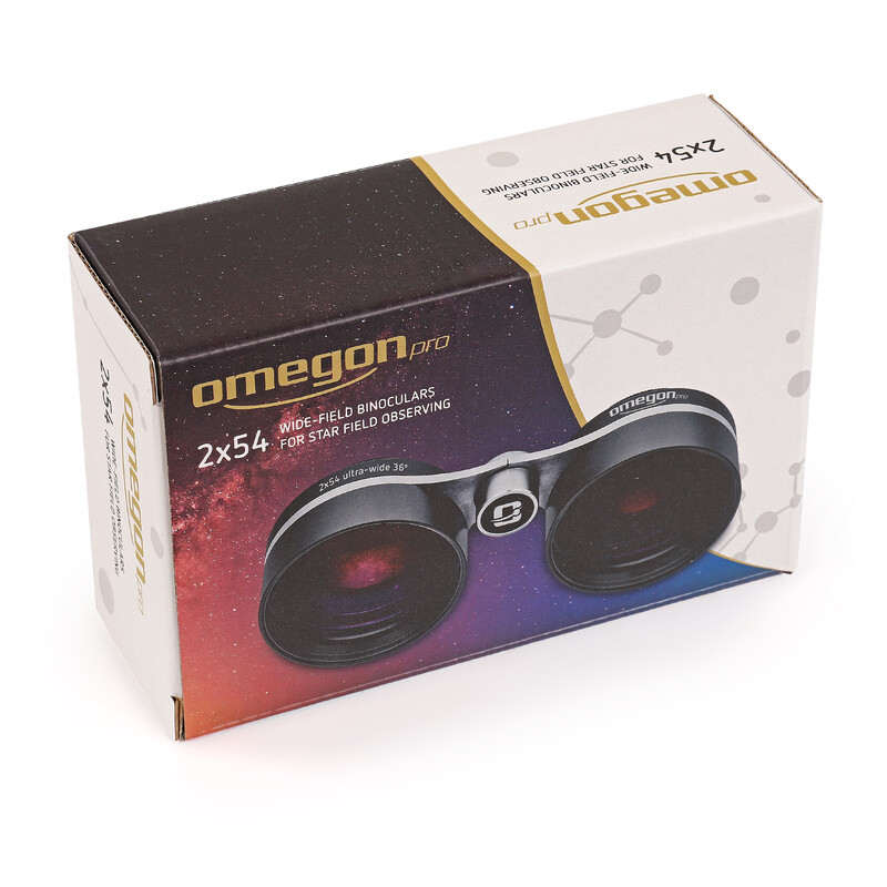 Omegon Binocolo 2×54 per l'osservazione delle stelle + 2 Filtro UHC Pro M56