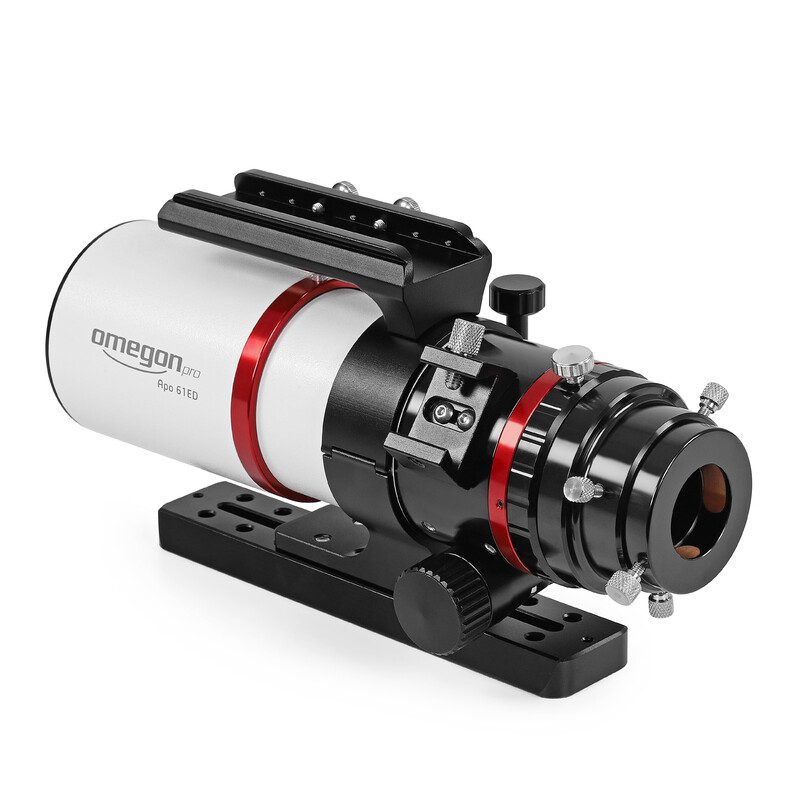 Omegon Refractor apocromático Apochromatischer Refraktor Pro APO AP 61/360 Triplet ED OTA + Pro Reducer 0,75x