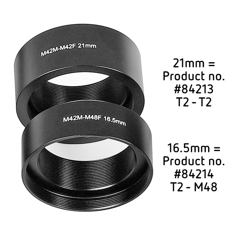 Omegon Adaptadores T2-M48-Adapter 16.5mm