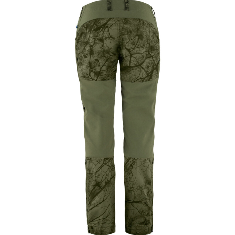 Fjällräven Keb Trousers W Reg, 626-625 Green Camo-Laurel Green, 38